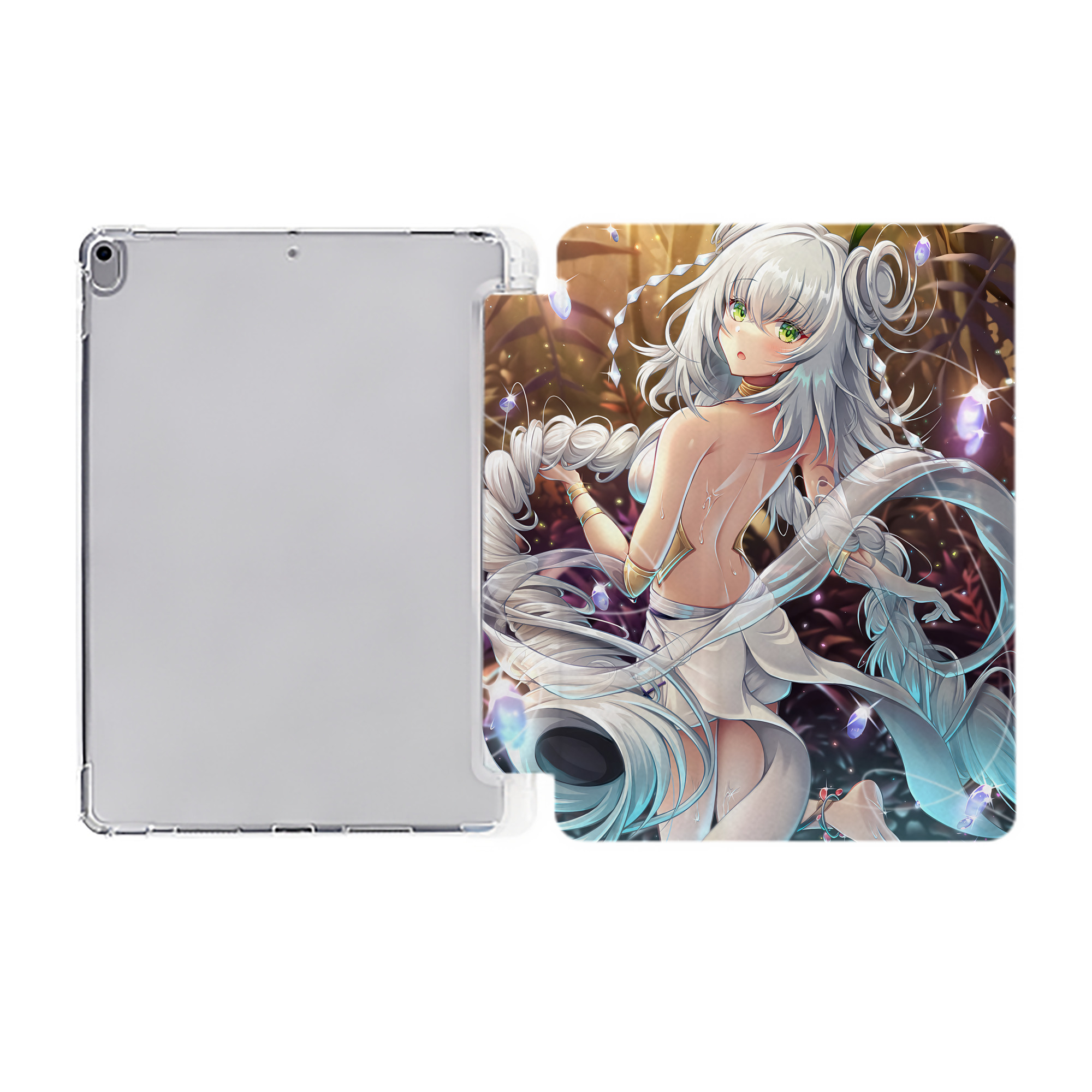 （画像用） 遊☆戯☆王 Yu-Gi-Oh! IPad ケース ペン収納付き 三つ折りスタンド PUレザー×シリコン 対応機種9.5/10.5/10.9インチ